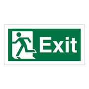 Exit Left Sign